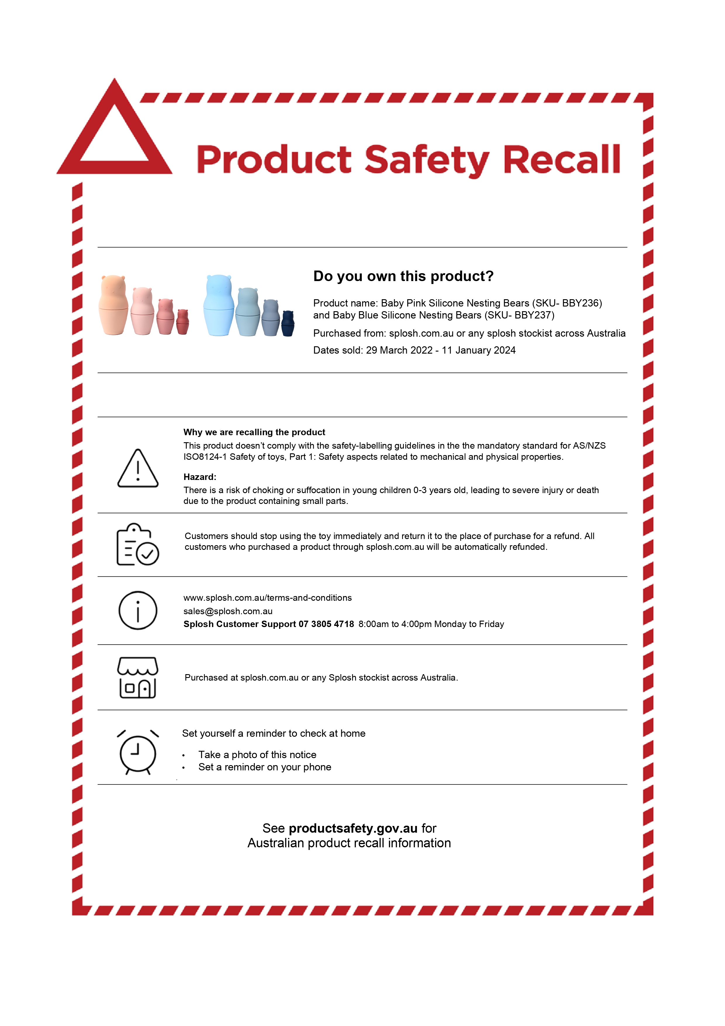 Don't Hold Back Mug Recall