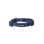 Frank Barker Blue Plaid Collar S