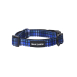 Frank Barker Blue Plaid Collar M