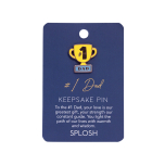 Father's Day #1 Dad Keepsake Pin