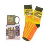 Father's Day Super Hero Mug & Sock Set