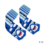 Lolly Kicks Shark Socks Size 9-12