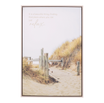 Palm Cove Beach Path Framed Canvas 94x64