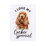 Pet Lovers Cocker Spaniel Acrylic Magnet