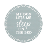 Pet Lovers Sleep Ceramic Coaster