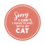 Pet Lovers Plans Ceramic Coaster