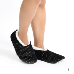 SnuggUps Women's Metallic Black Large
