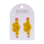 Teacher Yellow Pencil Earrings