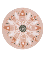 Amber Garden Bloom Ceramic Coaster