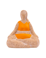 Billie Bathing Terracotta Statue Orange