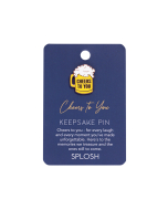 Father's Day Cheers Keepsake Pin 