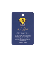 Father's Day #1 Dad Keepsake Pin