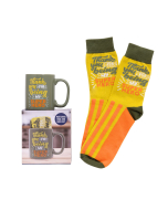 Father's Day Super Hero Mug & Sock Set