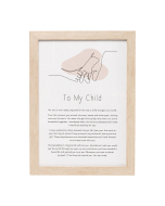 Gift Of Words To My Child