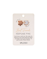 Forever Connected Best Friends Keepsake Pin