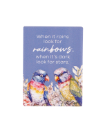 Native Blooms Rainbows Ceramic Magnet