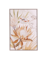 Palm Cove Flora Framed Canvas 94x64