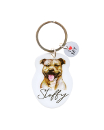 Pet Keyring Staffy