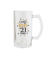 Sip Celebration 21st Beer Glass
