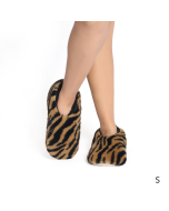 SnuggUps Women's Tiger Print Caramel S