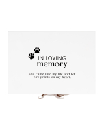 Sympathy Pet In Loving Memory Keepsake Box