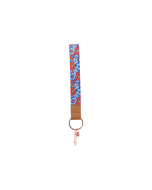 Teacher Floral Wristlet Keychain