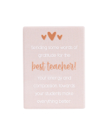 Teacher Gratitude Ceramic Magnet
