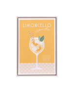 Tuscan Sun Limoncello Framed Canvas 44x64