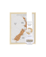 Travel Board New Zealand Desk Map