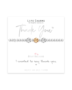 Life Charms Just Because Thank You Bracelet
